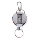 Resilience steel wire rope elastic keychain sporty retractable alarm keychain FT