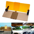 1Pc Clip-on Car Day Night Anti-Glare Safty Driving HD Mirror Glass Sun Vis AIX