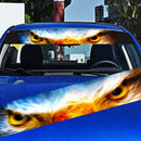 Car Stickers 130x21cm Reflective Front Rear Windshield Decals (Hawk Eye) A