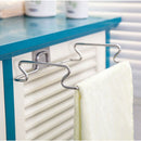 Stainless steel trash bag shelf storage multifunctional kitchen hanging racks MO
