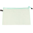 12x A4 Zipper Bags Zip File Storage Document Folder Protective Sleeve Green