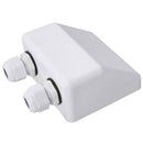 New Abs White Double Cable Entry Gland Mounting Bracket For Rv Solar Panel R7R1