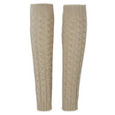 Foot Knee Socks Sexy Leg Warmers Thick Womens Beige