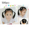 500pcs/Lot Disposable Clear Kids Rubber Band Thick Girl Hair Loop Accessory #gib