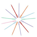 50 PCS 7cm Plastic Crochet Hooks Knitting Needles Set Random Color