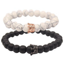 Distance Bracelets King and Queen Crown Strong Elastic Friends Couples His