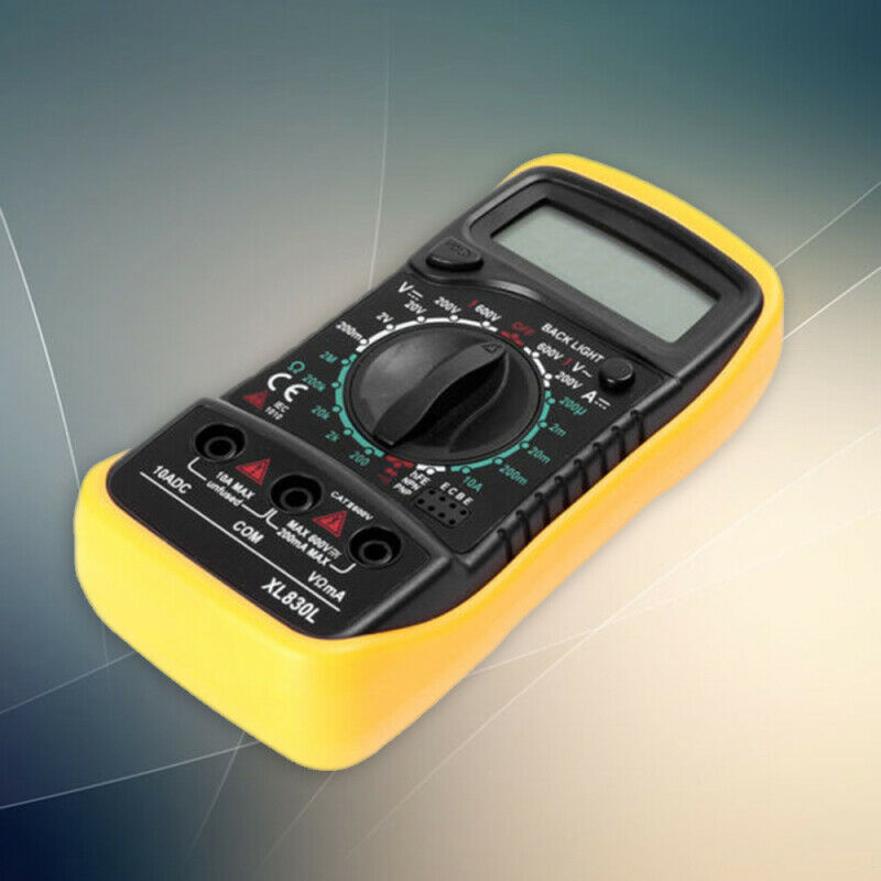 1 x Digital Multimeter XL-830L LCD Voltmeter Ammeter Ohmmeter OHM VOLT Tester