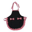 Uhome Fashion Lovely princess rural style Cotton Grid Pattern Working Chefs K2A4