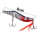 5Pcs Lure Prawn Tackle Hooks Bait Tackle For Cuttlefish Octopus Long Shot C