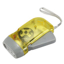 3 LED Dynamo Wind Up Flashlight Torch Light Hand Press Crank NR Camping C9M3