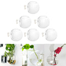 6x Wall Hanging Art Decor Gifts Glass Flowerpot Terrarium Water Planter Home