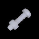 150Pcs M2 M2.5 M3 M4 M5 Nylon Hex Screw Bolt Nut Washer Assortment Kit  BX