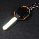 Keychain Mini Torch Multifunction UV Handy Night Light Flashlight 2 Modes Hiking