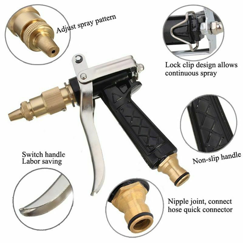 Garden Multifunction Water Nozzle Household High Pressure Water Gun Spray C