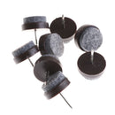 8Pcs 20mm Round No-noise Furniture Table Chair Feet Legs Felt Pad Floor Nail  LJ