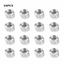 4 Sets Aluminium Car Wheel Tyre Valve Stems Air Dust Cover Screw Cap Accessories
