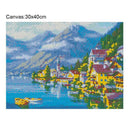 Seaside Town 5D Full Drill Diamond Painting Embroidery DIY Craft Needlework
