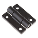 Black Adjustable Torque Position Control Hinges - Zink Alloy - 45x34mm