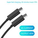 (3 Meters) 10FT 2 in 1 Multiple Charging Cord with USB C Compatiable for