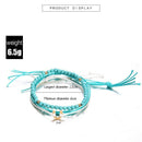 3Pcs/Set Bohemia Beads Multi-Layers Anklet For Women Foot Leg Chain Ankle B