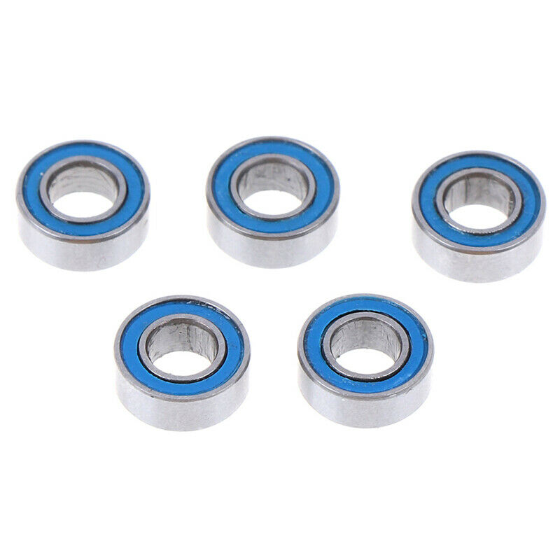 5Pcs Blue 4*8*3mm MR84RS MR84-2RS 4x8x3mm rubber sealed ball beari Gw