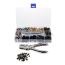 140 Sets Of Durable Buttons, 4 Piece Set Tools, Pliers
