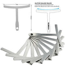 9Pcs Understring Radius Gauge for Guitar Bass Setup Builder Luthier Tools Supply