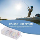 11pcs/set Metal Fishing Lure Spoon Bait Sequins with Box Fishing Tackle
