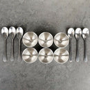 Stainless Steel Egg Cup Stainless Steel Set 12 Includes 6 Egg Cup Holders a