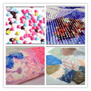 5D DIY Full Drill Square Diamond Painting Color Cat Cross Stitch Embroidery
