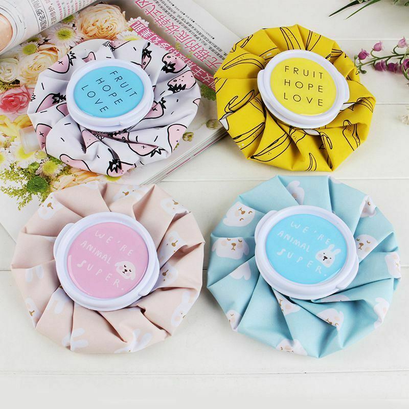 Cute cartoon summer ice water cooler hot and cold multipurpose physiotherap B4M4