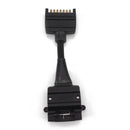 Trailer Adapter Connector 12 Pin Flat Female Socket to 7 Pin Flat Male Plug