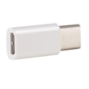 White USB 3.1 Type C Male to Micro USB Female Data Adapter for Tablet&Phone BX