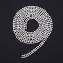 1yard 2row Diamond Rhinestone Wedding Chain DIY Necklace Bouquet