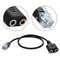 Dual 3.5mm Audio Jack to RJ9 Plug 25cm PC Headset Telephone Cable Headset P Q3E7