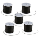 60M Salon Crystal Elastic String for Hair Thread Making Weaving Wig Black 5x