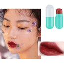 5Pcs /Set Capsule Lipstick Lasting Non-Stick Cup Moisturizing Makeup Lipsti N2F5