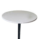 Round Polyester Table Cloth Cover Party Decor Fitted Tablecloth White Polyester