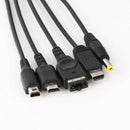 5 in1 USB Charger Charging Cable Cords for Nintendo NDSL / NDS NDSI XL 3DS A