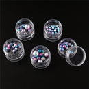 1pc Pills Medicine Box Case Storage Organizer Holder Colorful 5 Slots Box JR