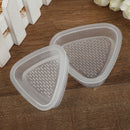 2Pcs Transparent Practical Kitchen Bento Decorating Sushi Onigiri Mold Gw