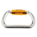 25KN Safety  Mountaineering Rock Tree Climbing Clip Locking Carabiner