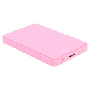 2.5 inch USB 3.0 Hard Disk Enclosure 6Gbps HDD SSD External Case (Pink)