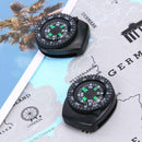 2pcs Belt Buckle Compasses for Outdoor Hiking Camping Emergency Survival