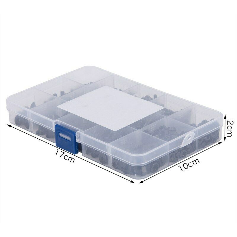 460Pcs M3 M4 M5 Alloy Steel Countersunk Flat Head Hex Socket Cap Screws Nut G8X7