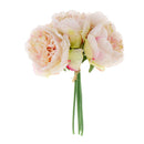Handmade Wedding Bouquet Peony Silk Floral Bridal Hydrangea Decor Champagne