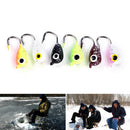 6X Chfishing lure jig head 2.3g ice fishing jig head hook hard bait  wobbler 3C