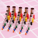 40pcs/Set Mini Clay Cut Mold Pottery Ceramics Tool DIY Indentation Round  OZ