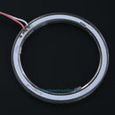 2Pcs 80mm Car LED Lights COB Angel Eyes Circle White Fog Driving Lamp