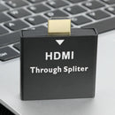 1 in 2 out 1080P HDMI Splitter for Monitor Projector Male to Female Adapter